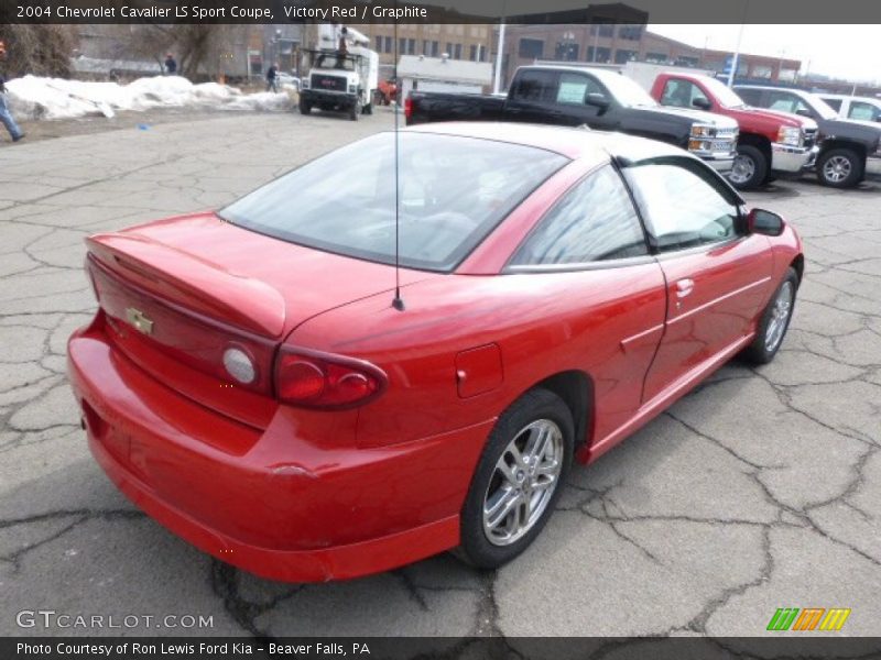 Victory Red / Graphite 2004 Chevrolet Cavalier LS Sport Coupe