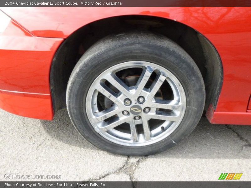 Victory Red / Graphite 2004 Chevrolet Cavalier LS Sport Coupe