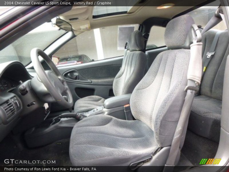 Victory Red / Graphite 2004 Chevrolet Cavalier LS Sport Coupe