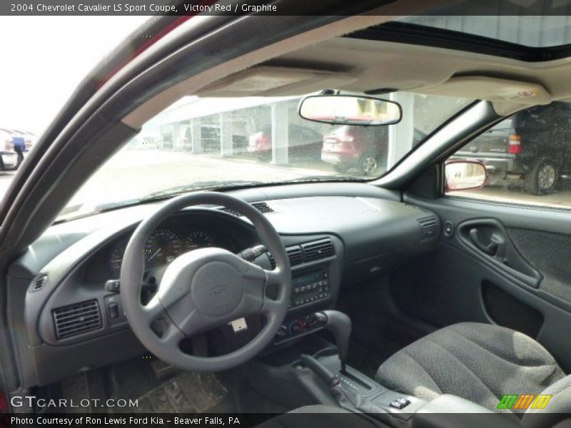 Victory Red / Graphite 2004 Chevrolet Cavalier LS Sport Coupe