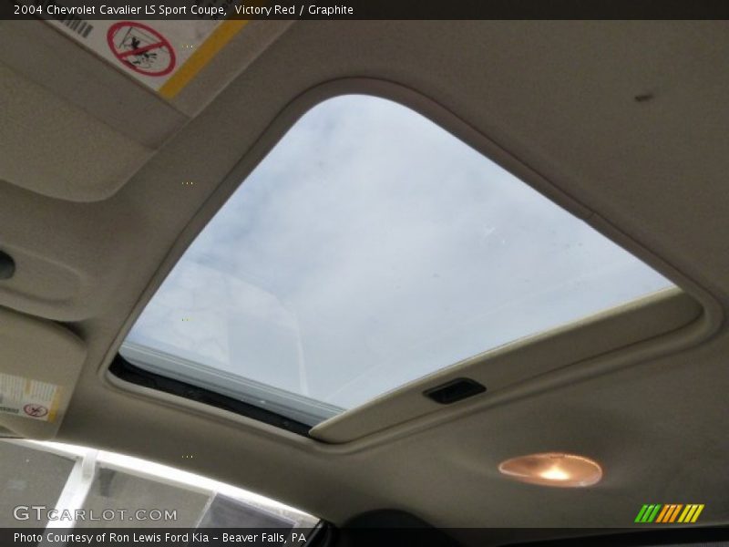 Victory Red / Graphite 2004 Chevrolet Cavalier LS Sport Coupe