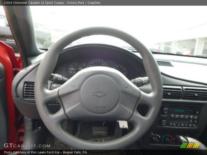Victory Red / Graphite 2004 Chevrolet Cavalier LS Sport Coupe