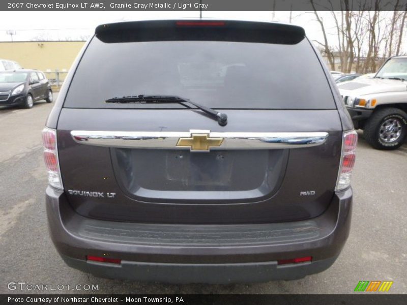 Granite Gray Metallic / Light Gray 2007 Chevrolet Equinox LT AWD