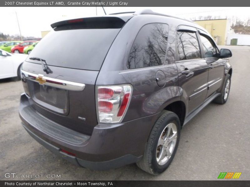 Granite Gray Metallic / Light Gray 2007 Chevrolet Equinox LT AWD