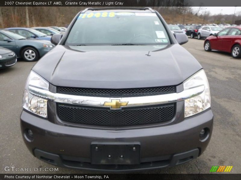 Granite Gray Metallic / Light Gray 2007 Chevrolet Equinox LT AWD