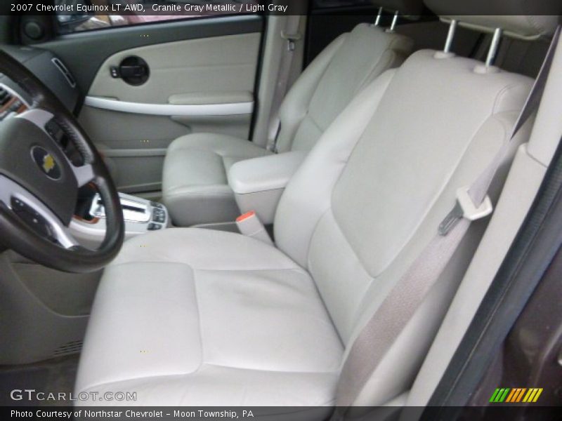 Granite Gray Metallic / Light Gray 2007 Chevrolet Equinox LT AWD