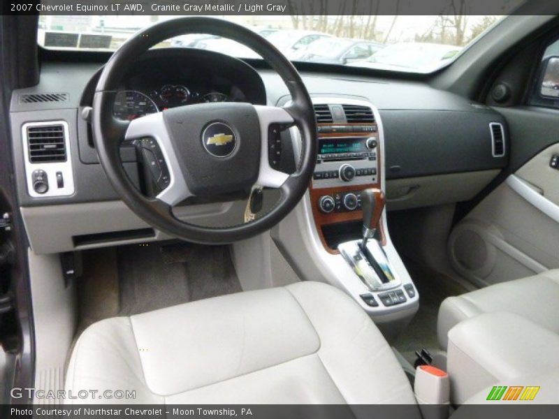 Granite Gray Metallic / Light Gray 2007 Chevrolet Equinox LT AWD