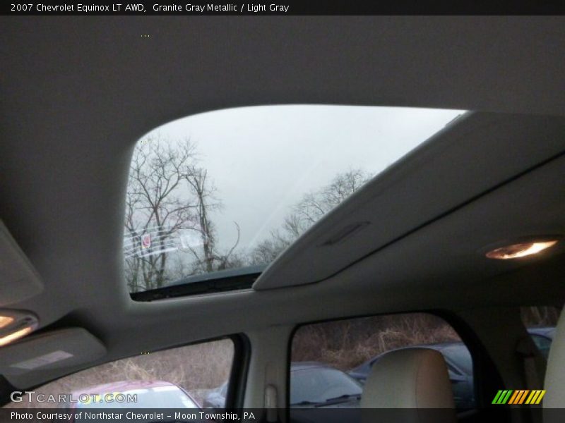 Granite Gray Metallic / Light Gray 2007 Chevrolet Equinox LT AWD