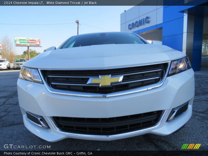White Diamond Tricoat / Jet Black 2014 Chevrolet Impala LT