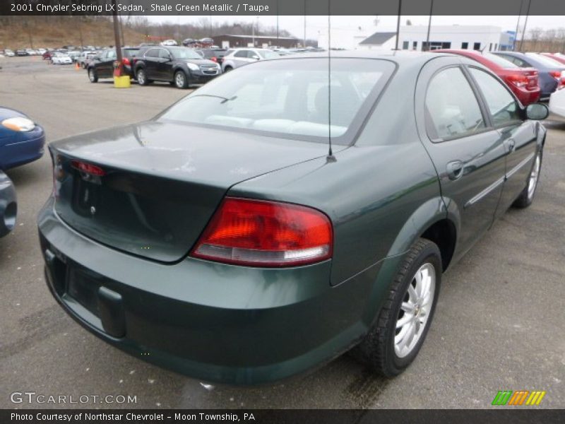 Shale Green Metallic / Taupe 2001 Chrysler Sebring LX Sedan