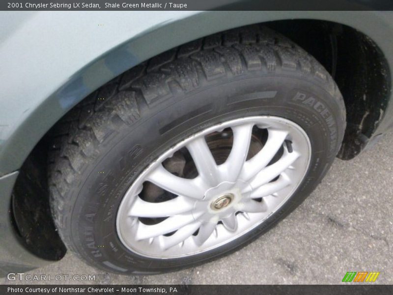 Shale Green Metallic / Taupe 2001 Chrysler Sebring LX Sedan