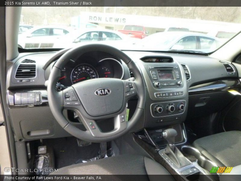  2015 Sorento LX AWD Black Interior