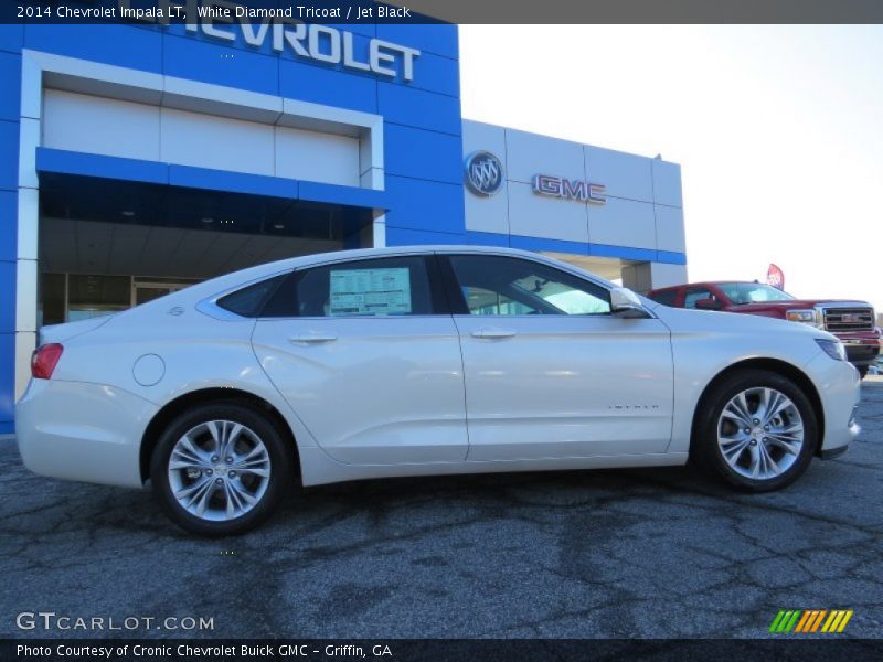 White Diamond Tricoat / Jet Black 2014 Chevrolet Impala LT