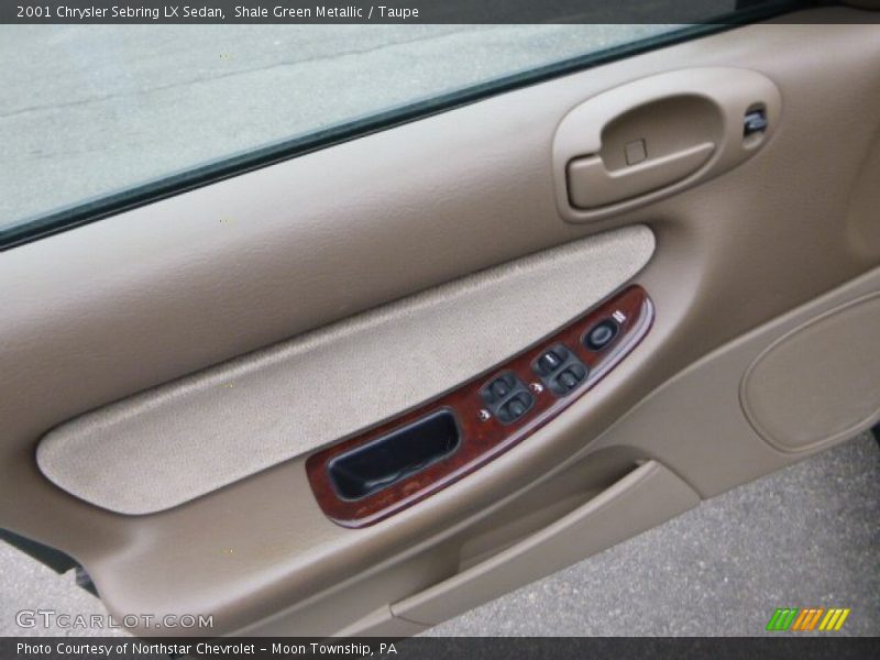 Shale Green Metallic / Taupe 2001 Chrysler Sebring LX Sedan