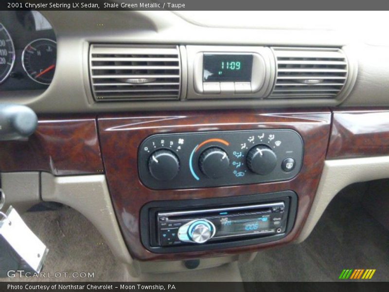 Shale Green Metallic / Taupe 2001 Chrysler Sebring LX Sedan