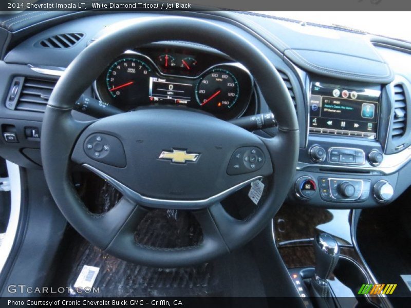 White Diamond Tricoat / Jet Black 2014 Chevrolet Impala LT