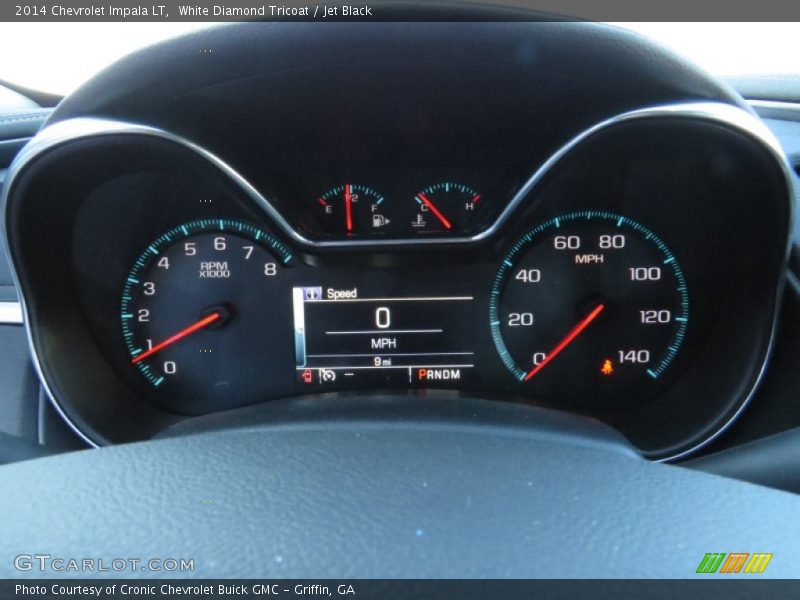White Diamond Tricoat / Jet Black 2014 Chevrolet Impala LT