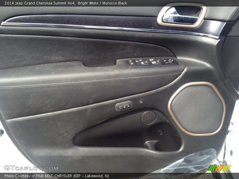 Bright White / Morocco Black 2014 Jeep Grand Cherokee Summit 4x4