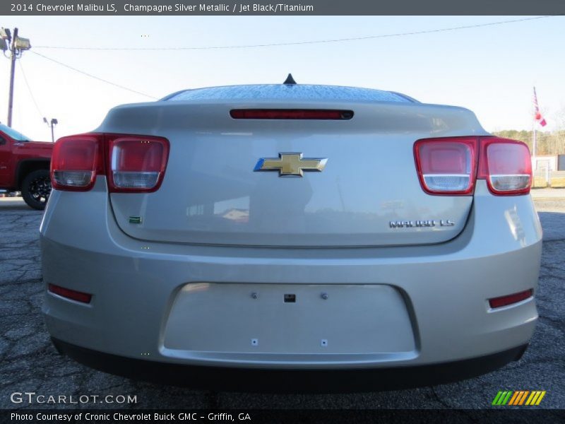 Champagne Silver Metallic / Jet Black/Titanium 2014 Chevrolet Malibu LS