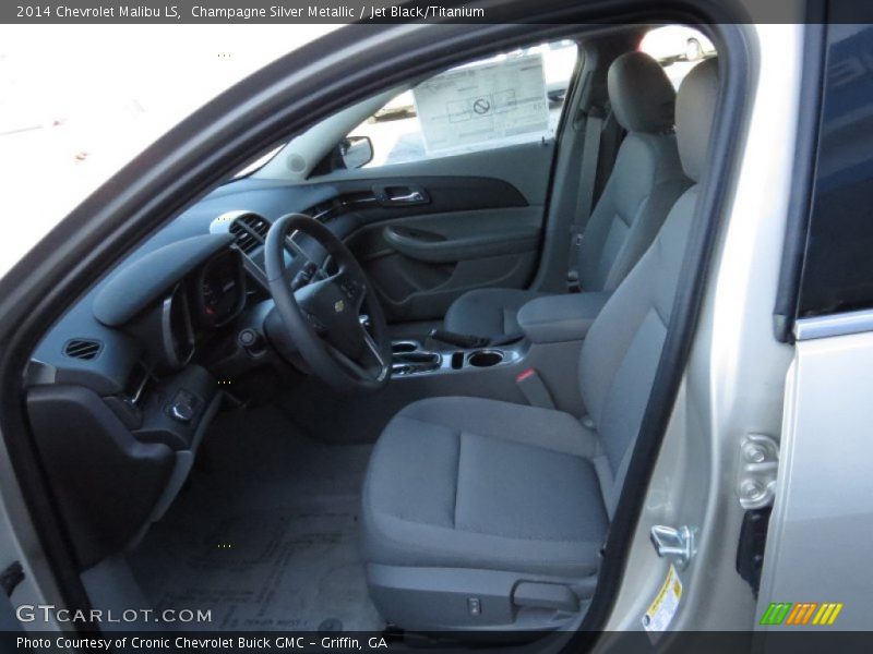 Champagne Silver Metallic / Jet Black/Titanium 2014 Chevrolet Malibu LS