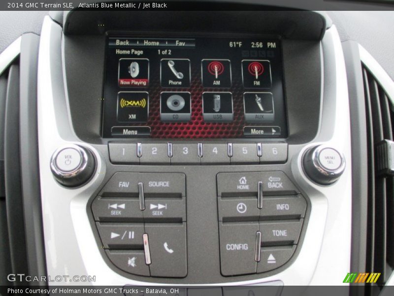 Atlantis Blue Metallic / Jet Black 2014 GMC Terrain SLE