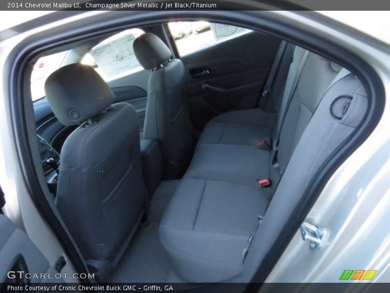 Champagne Silver Metallic / Jet Black/Titanium 2014 Chevrolet Malibu LS