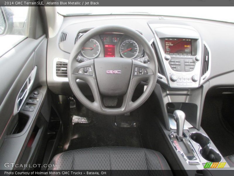 Atlantis Blue Metallic / Jet Black 2014 GMC Terrain SLE
