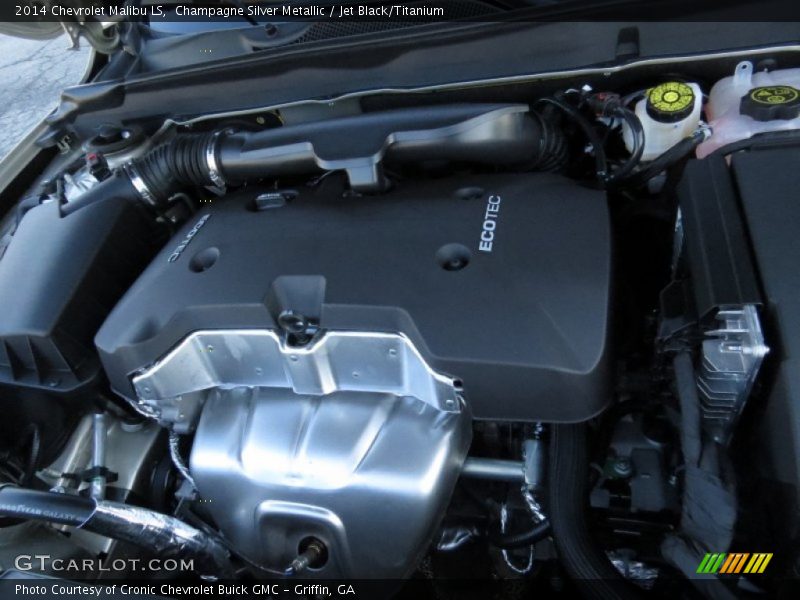 Champagne Silver Metallic / Jet Black/Titanium 2014 Chevrolet Malibu LS