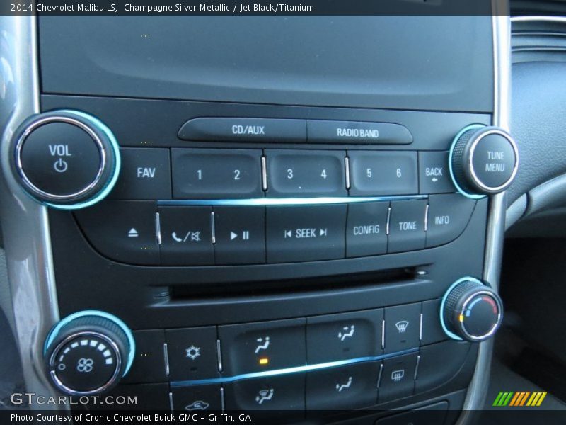 Champagne Silver Metallic / Jet Black/Titanium 2014 Chevrolet Malibu LS