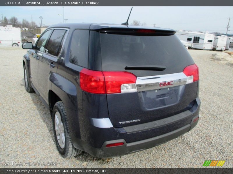 Atlantis Blue Metallic / Jet Black 2014 GMC Terrain SLE