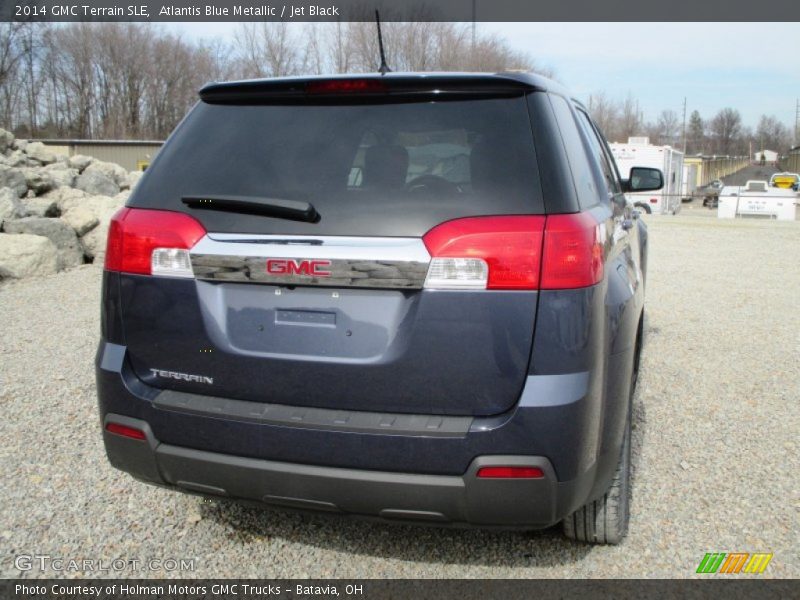 Atlantis Blue Metallic / Jet Black 2014 GMC Terrain SLE