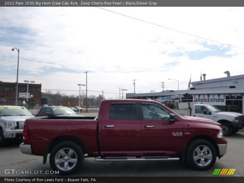 Deep Cherry Red Pearl / Black/Diesel Gray 2013 Ram 1500 Big Horn Crew Cab 4x4