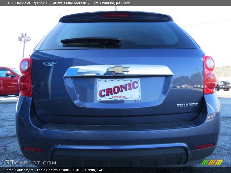 Atlantis Blue Metallic / Light Titanium/Jet Black 2014 Chevrolet Equinox LS