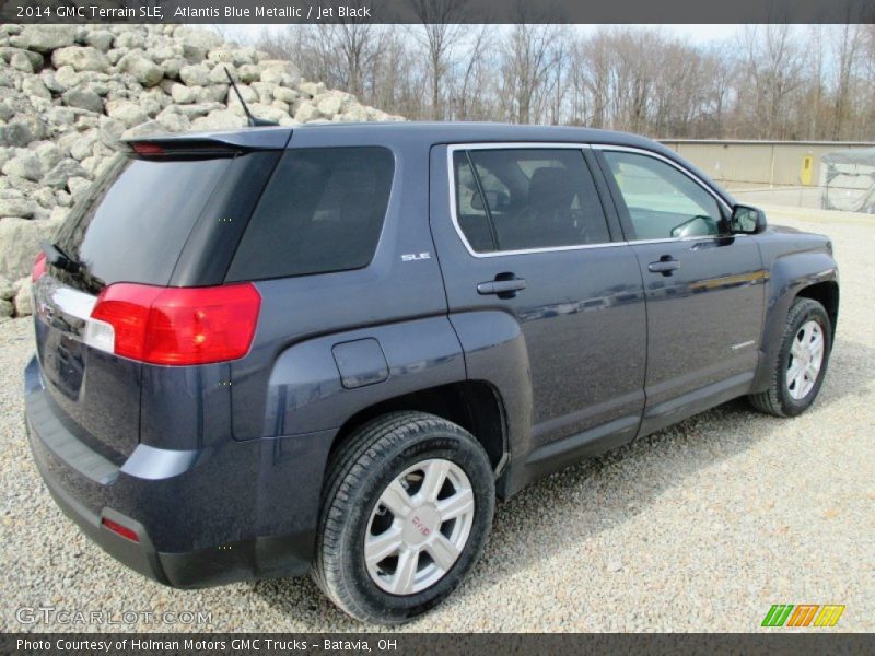 Atlantis Blue Metallic / Jet Black 2014 GMC Terrain SLE