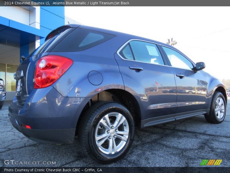 Atlantis Blue Metallic / Light Titanium/Jet Black 2014 Chevrolet Equinox LS