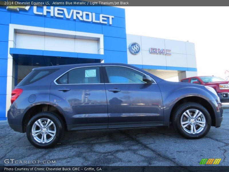 Atlantis Blue Metallic / Light Titanium/Jet Black 2014 Chevrolet Equinox LS