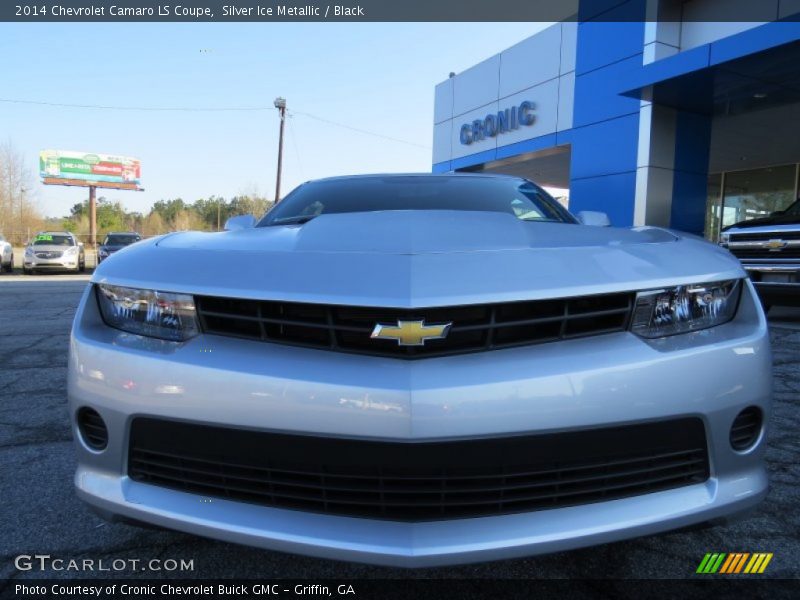 Silver Ice Metallic / Black 2014 Chevrolet Camaro LS Coupe