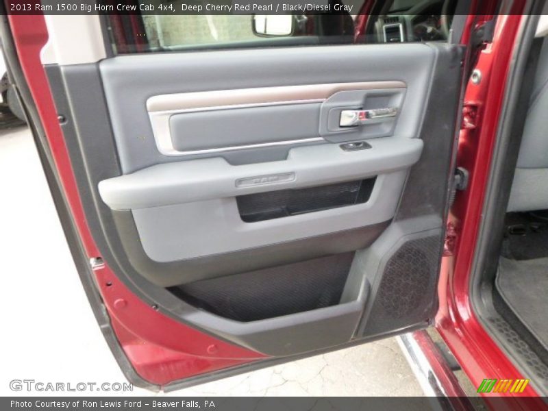 Deep Cherry Red Pearl / Black/Diesel Gray 2013 Ram 1500 Big Horn Crew Cab 4x4
