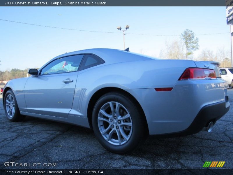 Silver Ice Metallic / Black 2014 Chevrolet Camaro LS Coupe