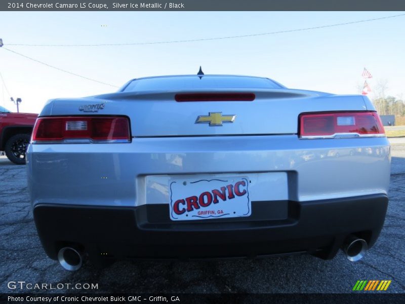 Silver Ice Metallic / Black 2014 Chevrolet Camaro LS Coupe