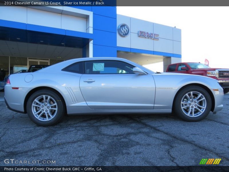 Silver Ice Metallic / Black 2014 Chevrolet Camaro LS Coupe