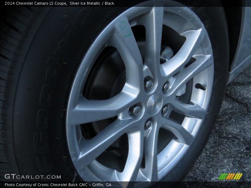 Silver Ice Metallic / Black 2014 Chevrolet Camaro LS Coupe