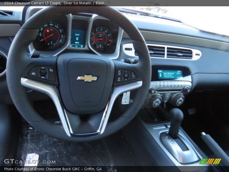 Silver Ice Metallic / Black 2014 Chevrolet Camaro LS Coupe