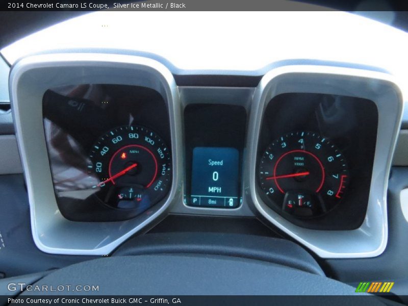 Silver Ice Metallic / Black 2014 Chevrolet Camaro LS Coupe