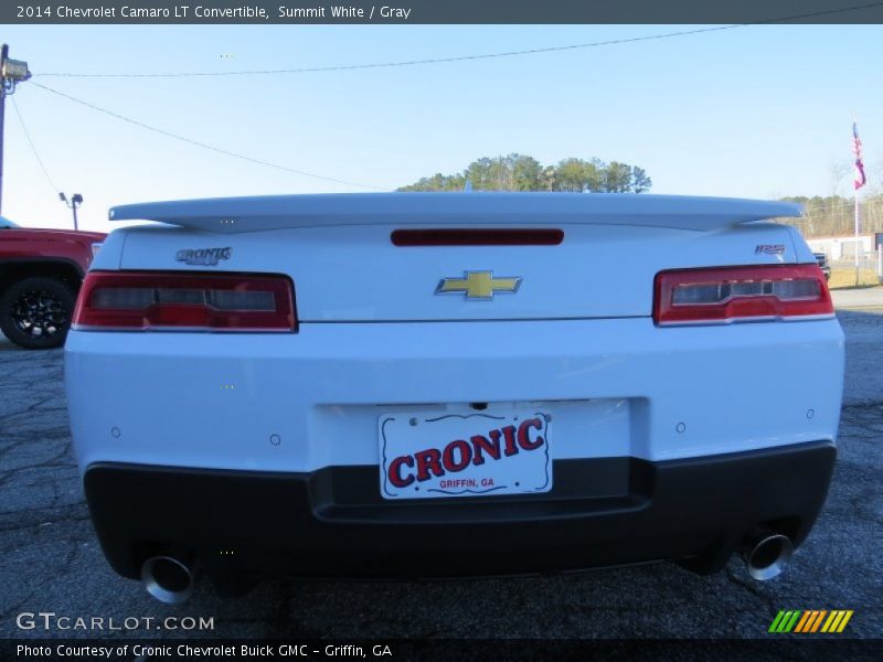 Summit White / Gray 2014 Chevrolet Camaro LT Convertible