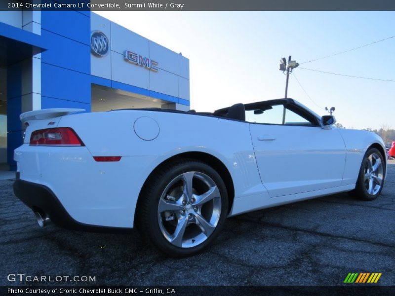 Summit White / Gray 2014 Chevrolet Camaro LT Convertible
