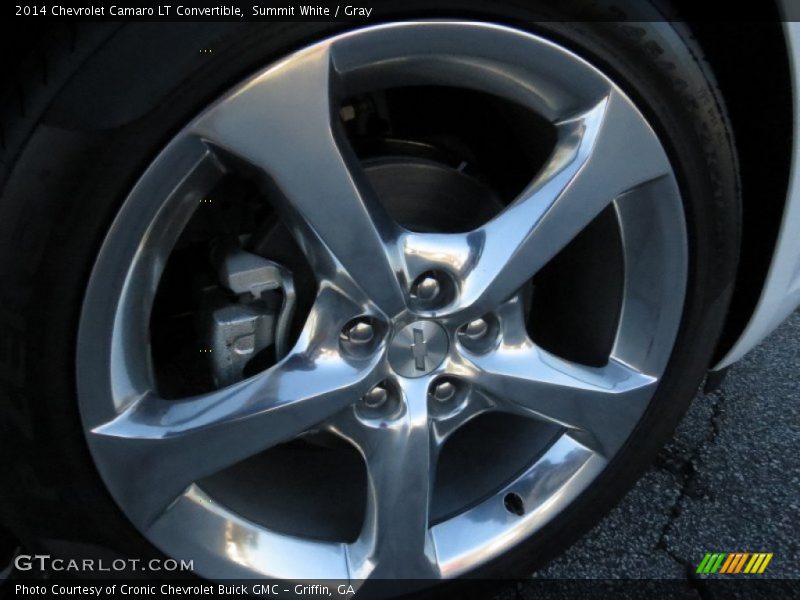 Summit White / Gray 2014 Chevrolet Camaro LT Convertible