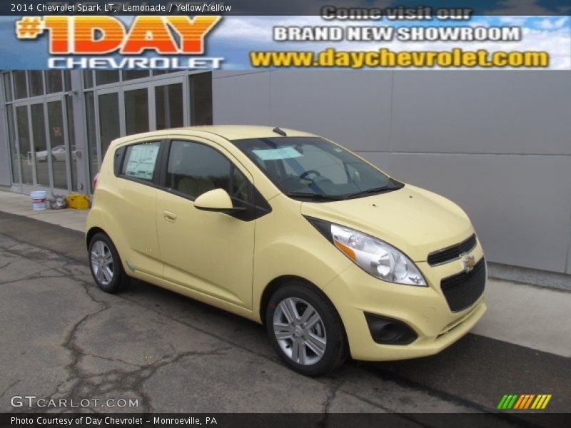 Lemonade / Yellow/Yellow 2014 Chevrolet Spark LT