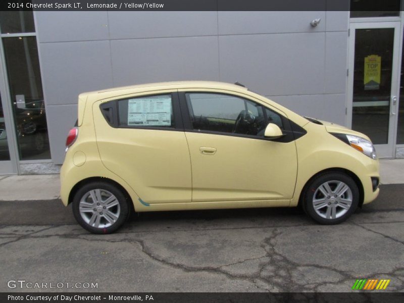 Lemonade / Yellow/Yellow 2014 Chevrolet Spark LT