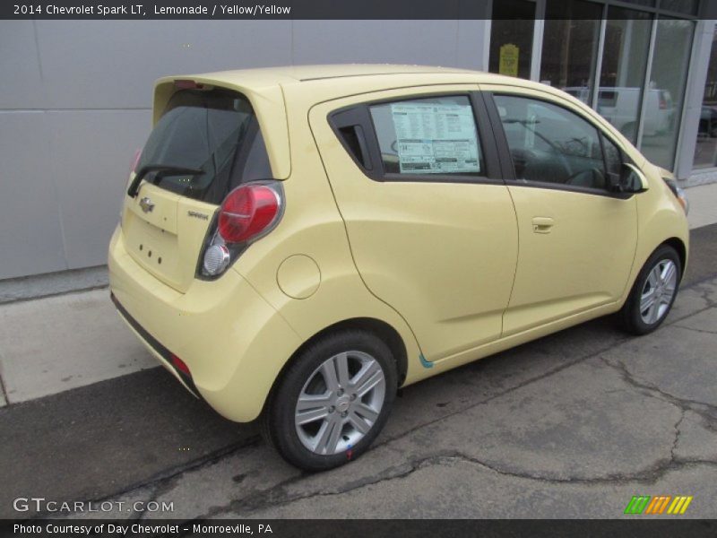 Lemonade / Yellow/Yellow 2014 Chevrolet Spark LT